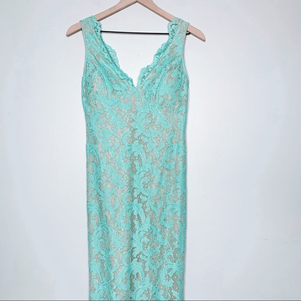 City Triangle Lace Prom Dress